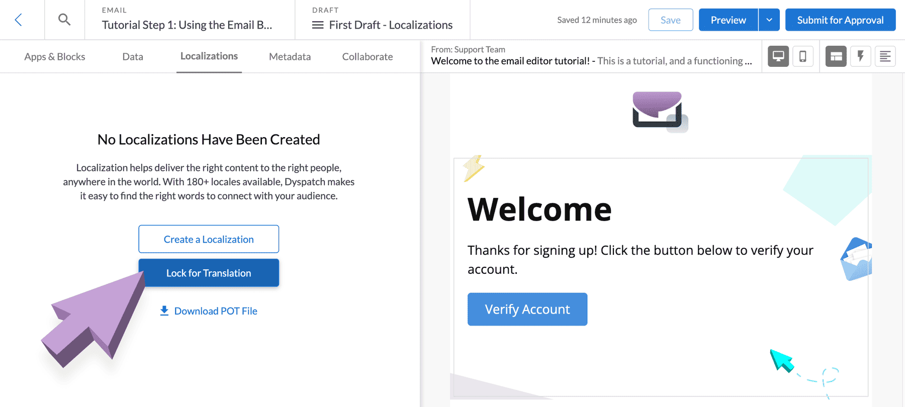 Localizing using the Dyspatch API | Dyspatch Support