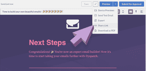 Leaving Feedback with Comments | Dyspatch Support