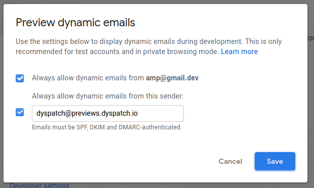 Gmail Dynamic Emails