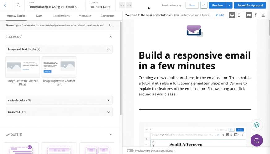 User navigating to comments tab, leaving a comment, then resolving a comment