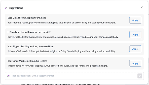 Using the Email Builder | Dyspatch Support