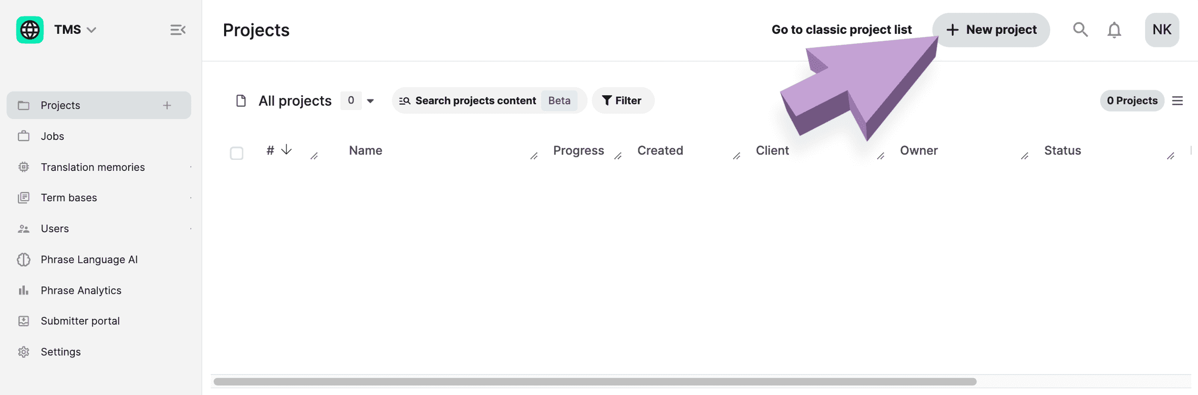 Phrase TMS Integration Setup | Dyspatch Support