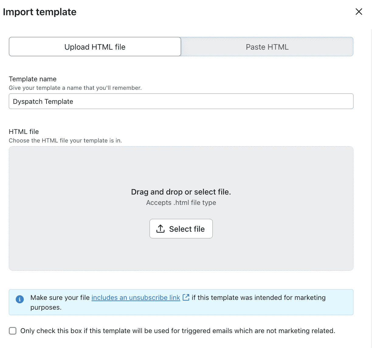 Exporting a Dyspatch Email to Klaviyo | Dyspatch Support
