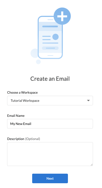 Create an Email form