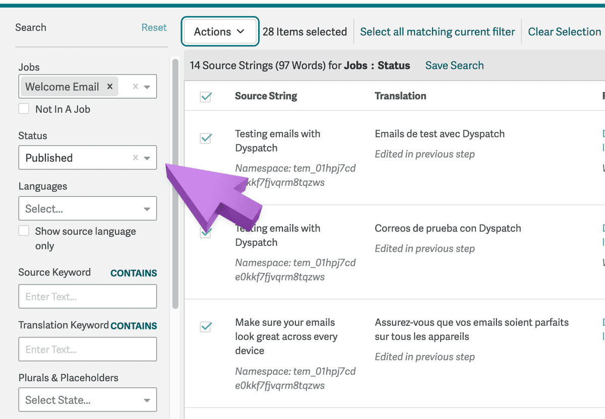 Localizing with Smartling | Dyspatch Support