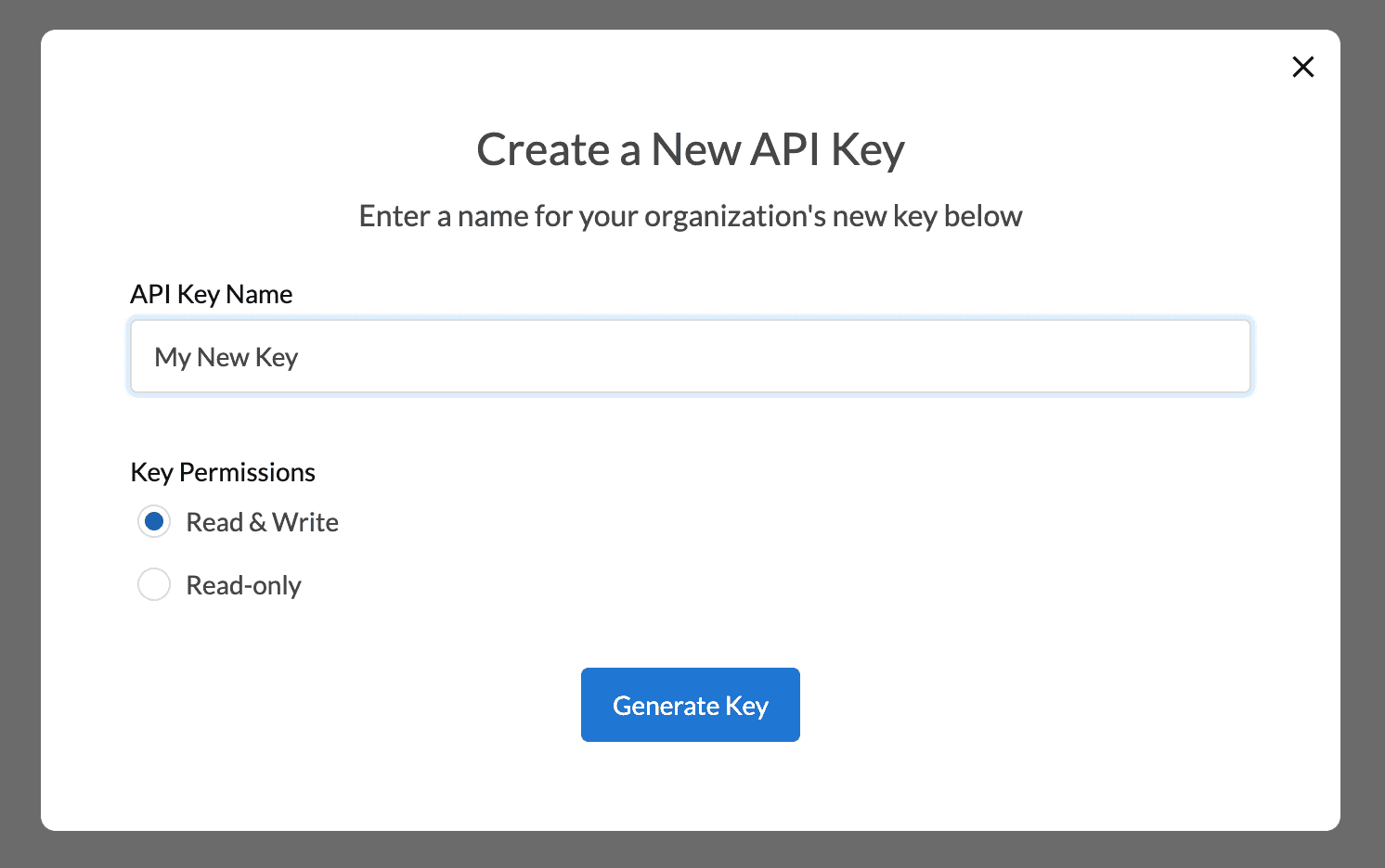 Creating an API Key | Dyspatch Support