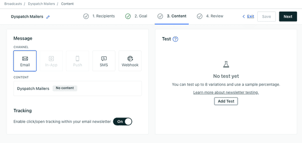 Exporting a Dyspatch Email to Customer.io | Dyspatch Support
