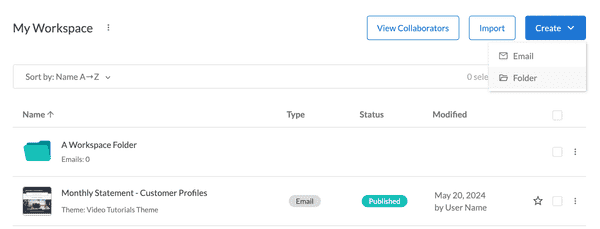 Organizing Emails in Dyspatch | Dyspatch Support