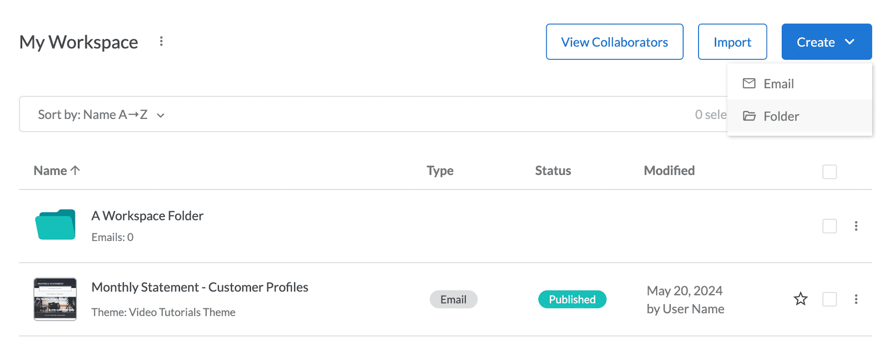 Organizing Emails in Dyspatch | Dyspatch Support